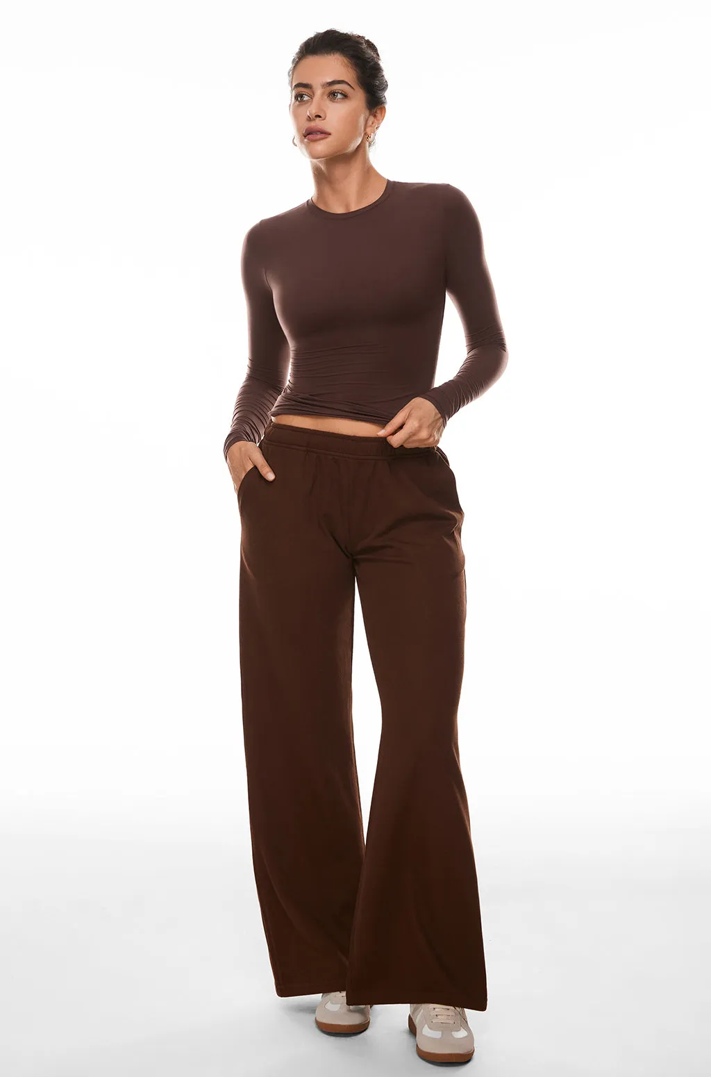 Single-Layer Basic Long Sleeve Shirts