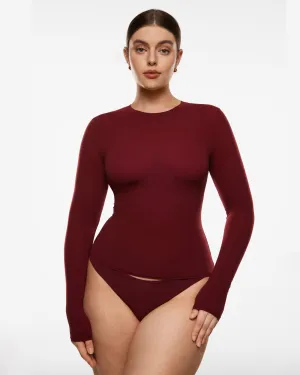 Single-Layer Basic Long Sleeve Shirts