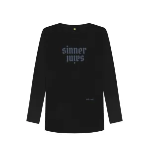 Sinner Saint Long Sleeve Tee (Gothic Lettering)