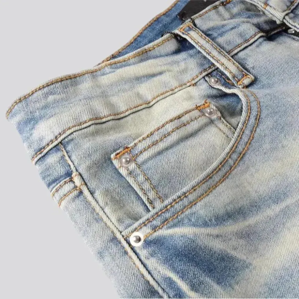 Skinny grunge jeans for men
