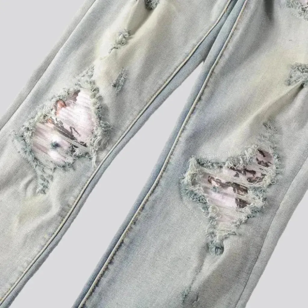 Skinny grunge jeans for men