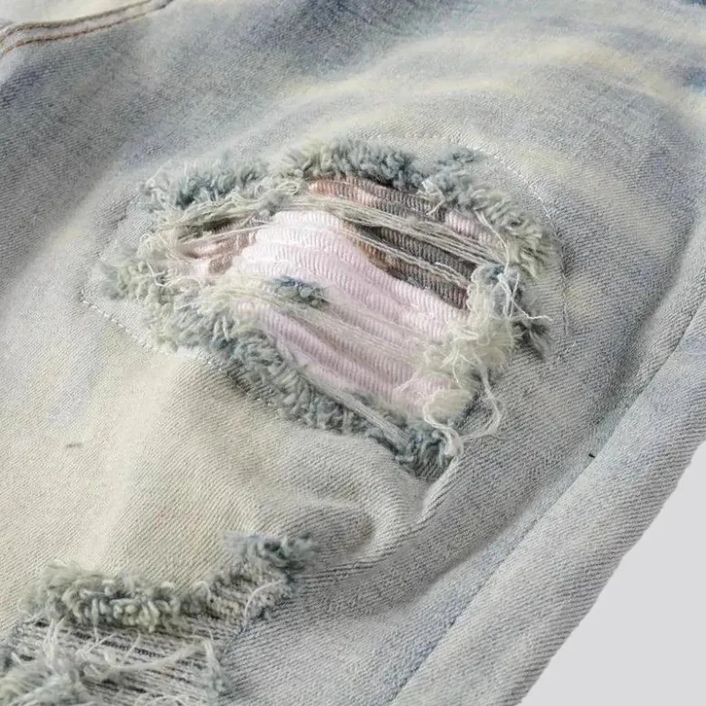 Skinny grunge jeans for men
