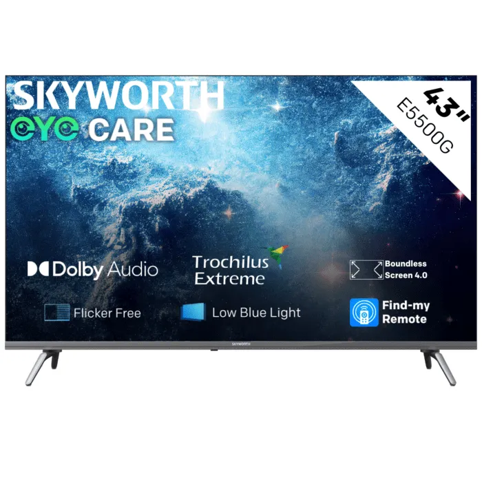 Skyworth 43" FHD Google Smart TV 43E5500G