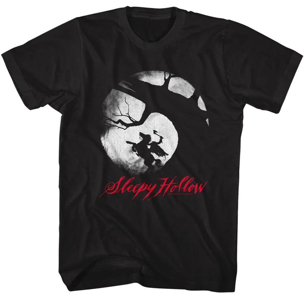 Sleepy Hollow Movie Poster Alt Black Adult T-Shirt