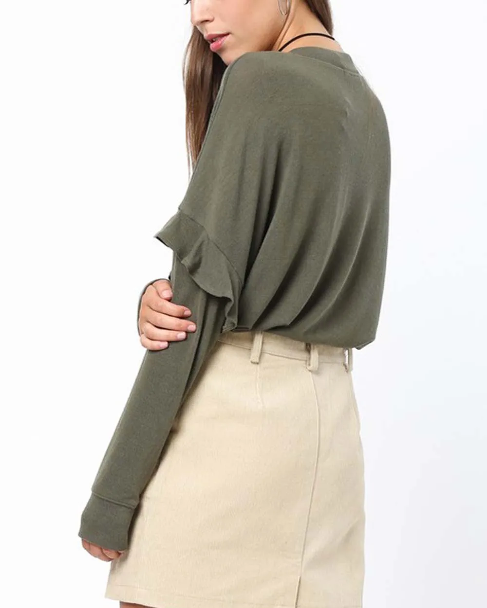 Sloane Sweet Tee in Olive