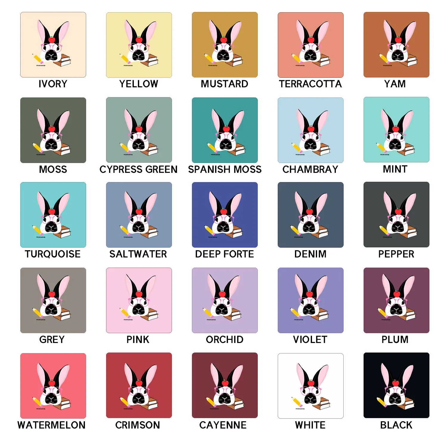 Smart Rabbit ComfortWash/ComfortColor T-Shirt (S-4XL) - Multiple Colors!