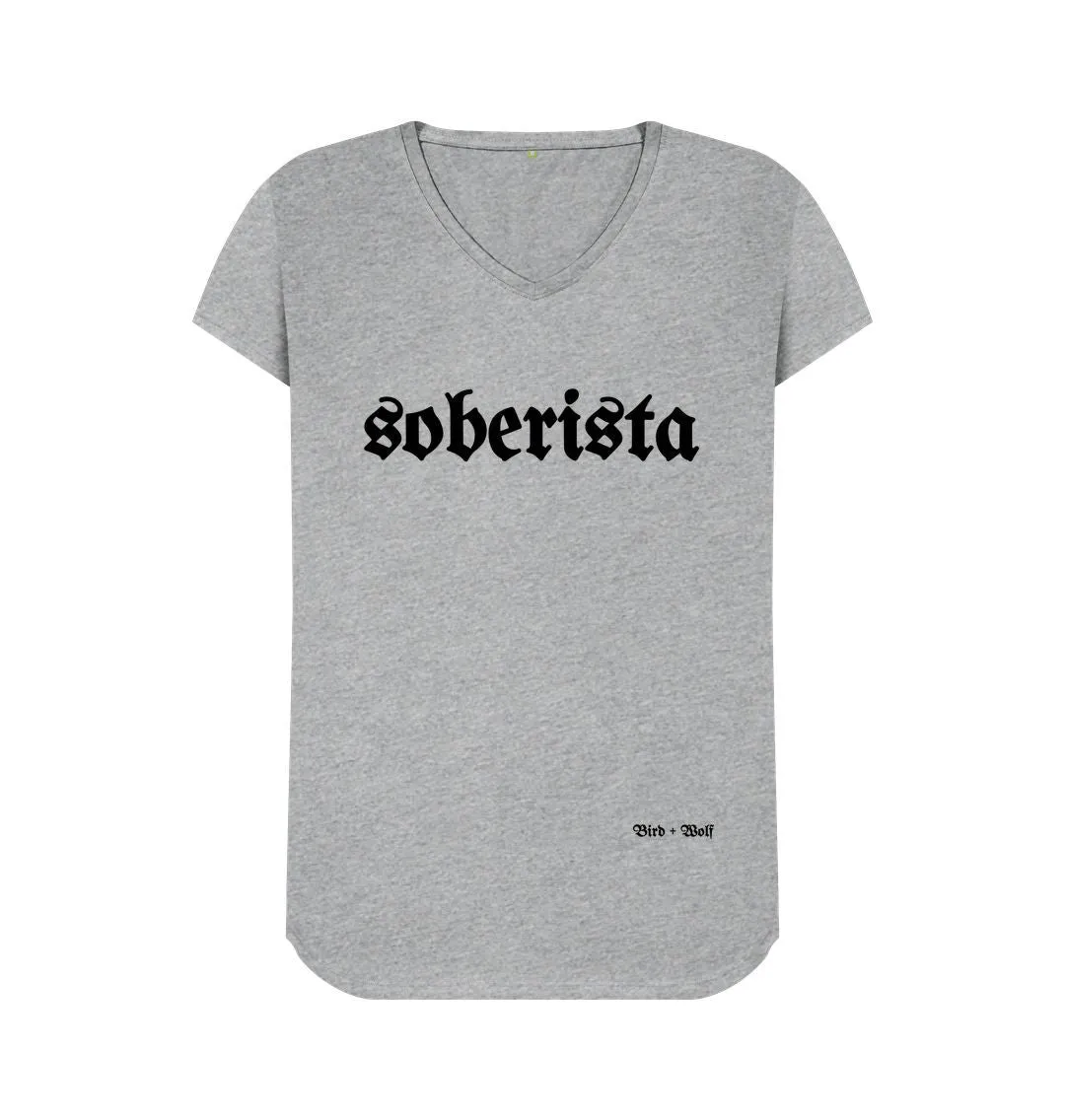 Soberista V Neck Tee