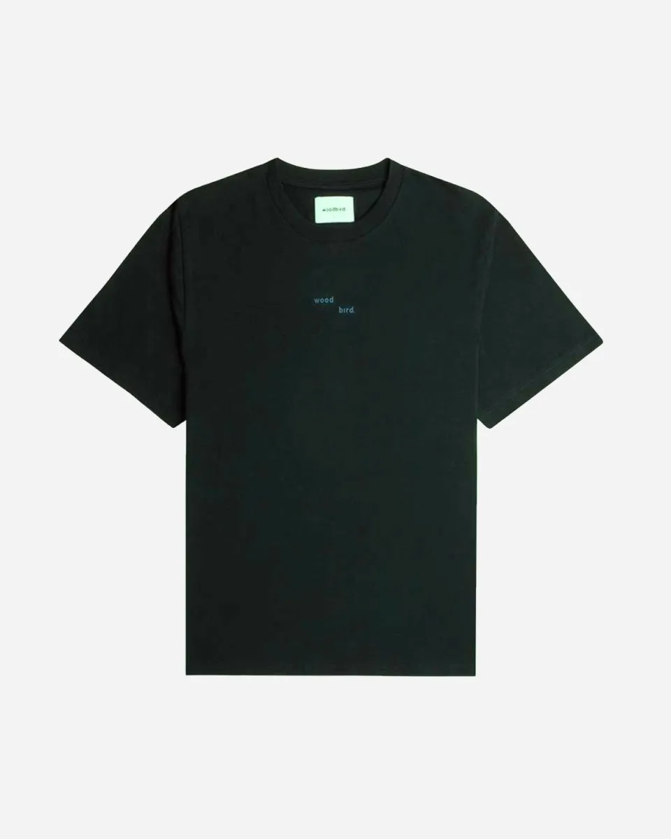 Soil Split Tee - Dark Green