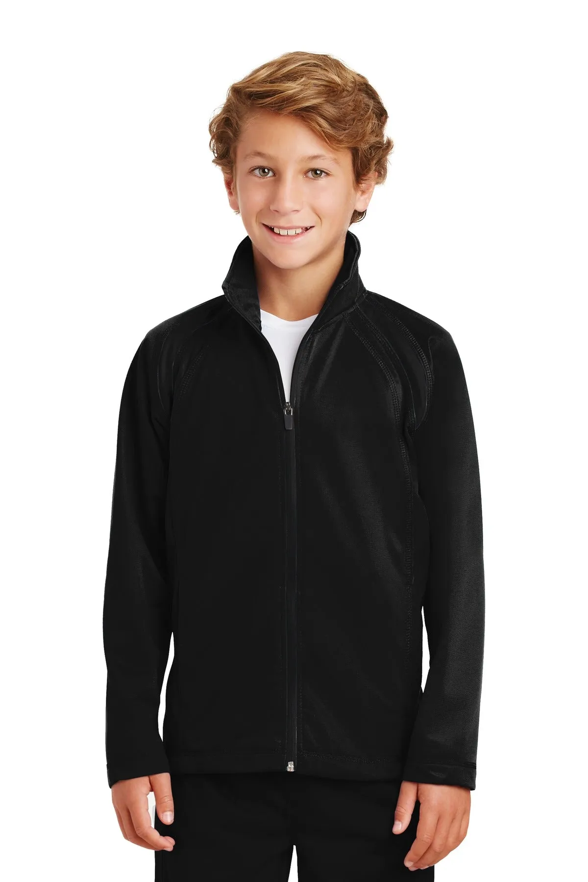 Sport-Tek¨ Youth Tricot Track Jacket. YST90