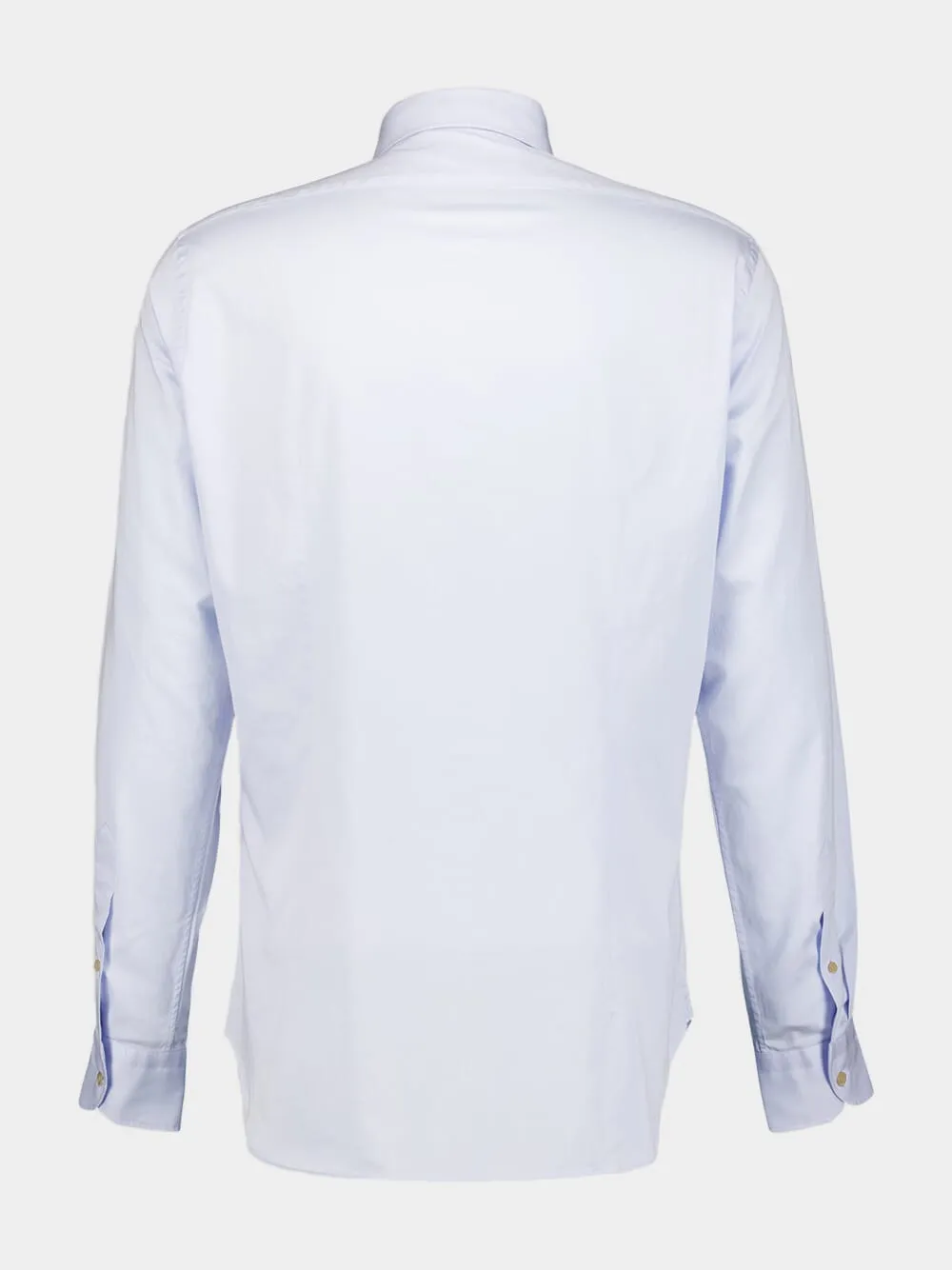 Spread-Collar Cotton Shirt
