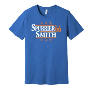 Spurrier & Smith '66 - Florida Football Political Campaign Parody T-Shirt - Hyper Than Hype Shirts
