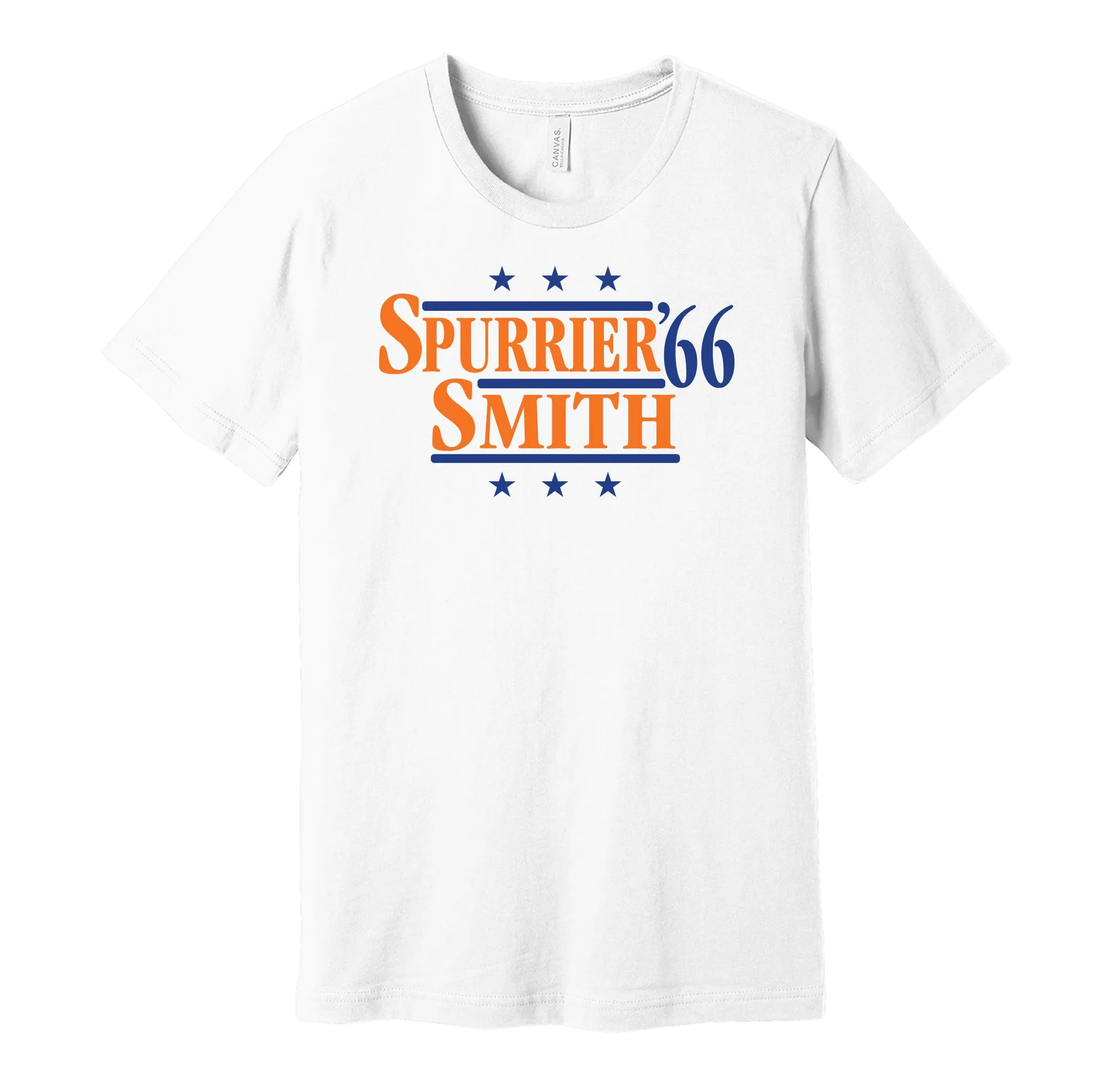 Spurrier & Smith '66 - Florida Football Political Campaign Parody T-Shirt - Hyper Than Hype Shirts