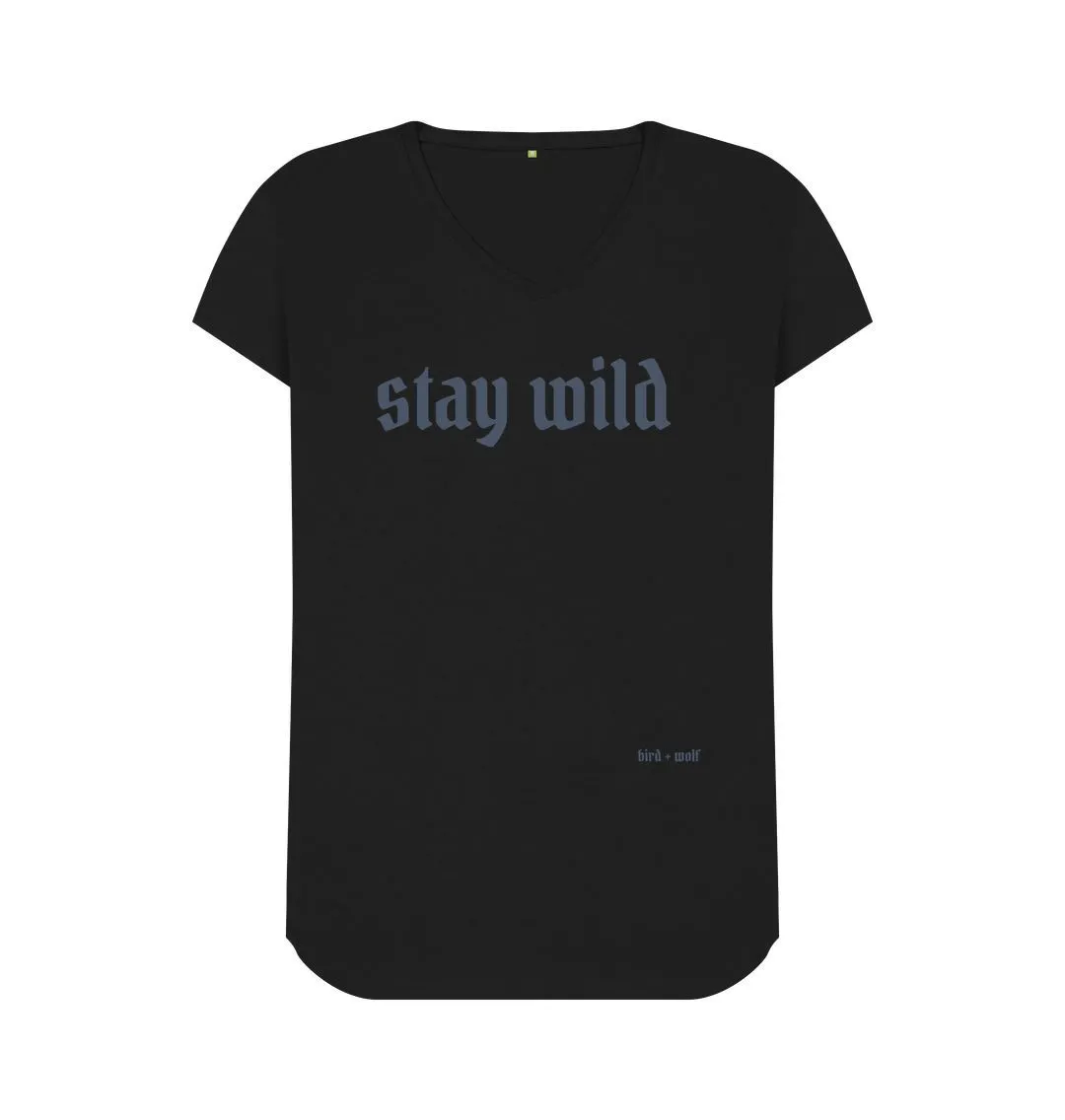 Stay Wild V Neck Tee