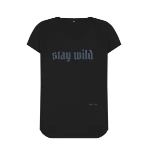 Stay Wild V Neck Tee