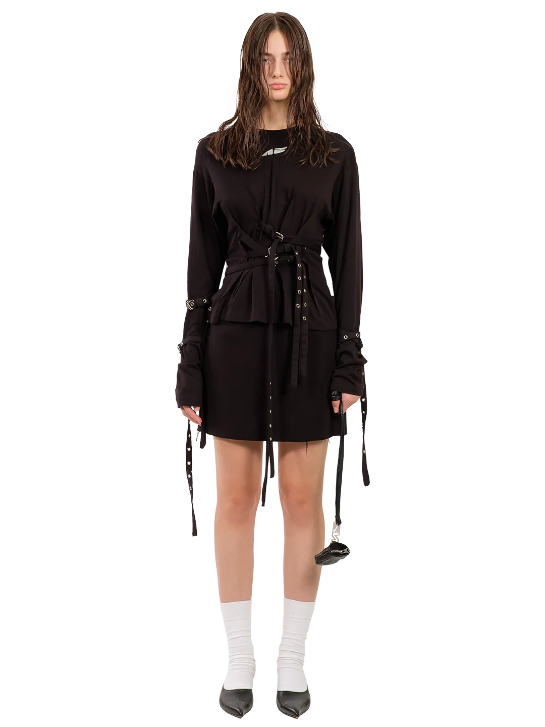 STRAPPED-IN TOP
