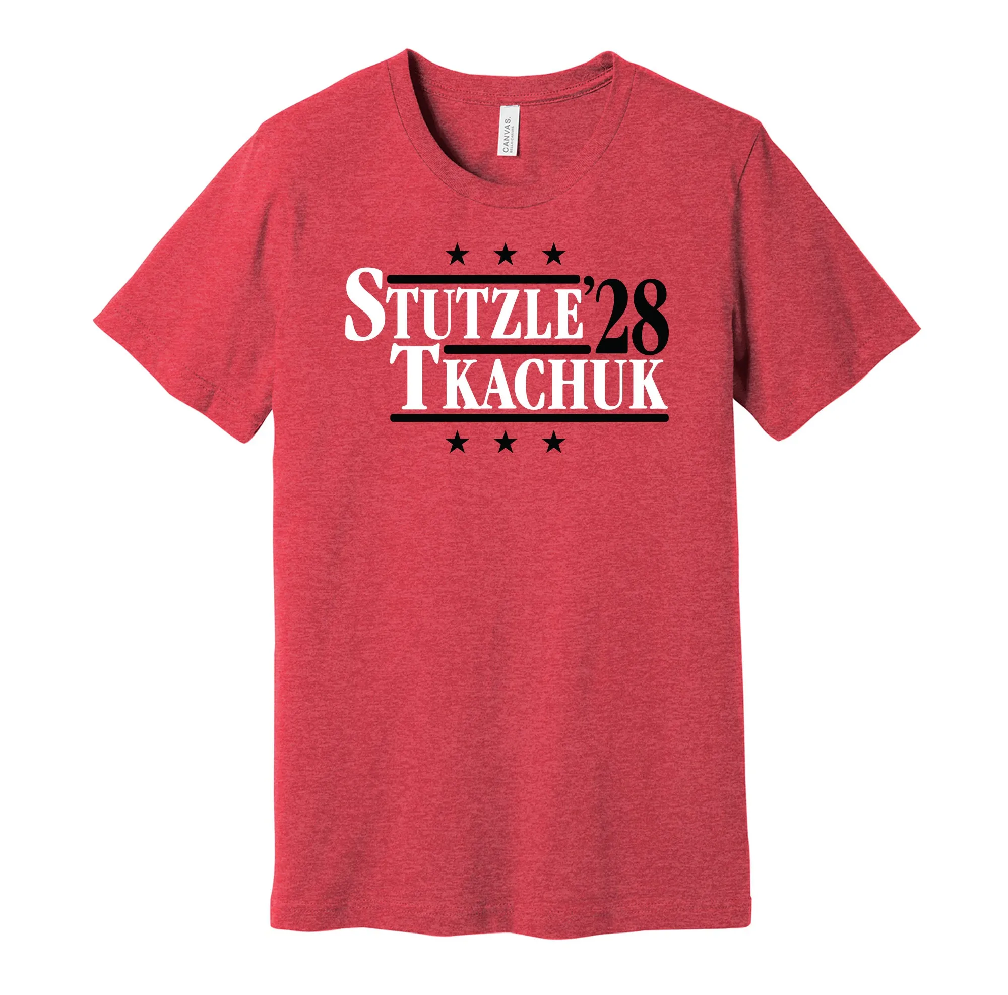 Stutzle & Tkachuk '28 - Ottawa Hockey Political Campaign Parody T-Shirt - Hyper Than Hype Shirts