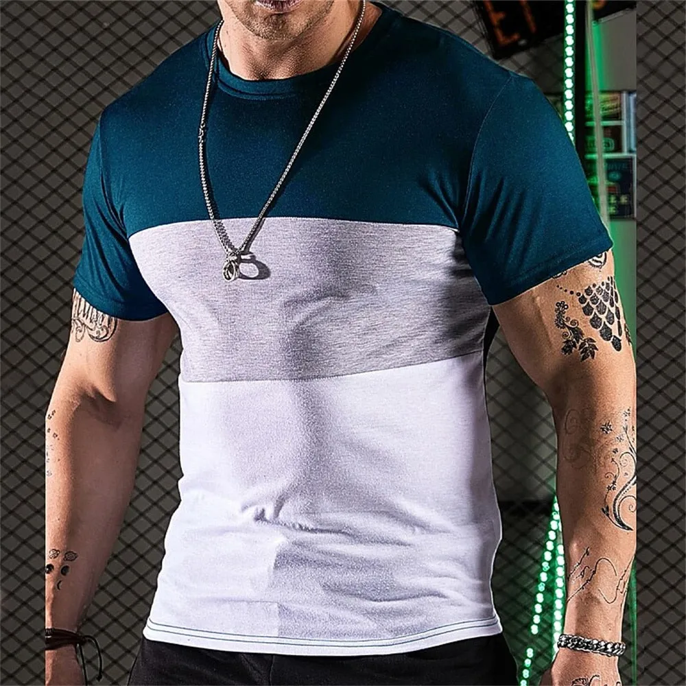 Summer Polyester Men'S T-Shirt