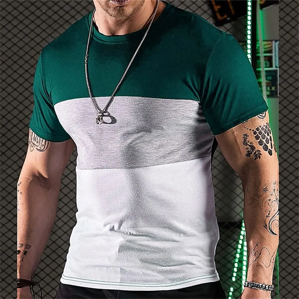 Summer Polyester Men'S T-Shirt