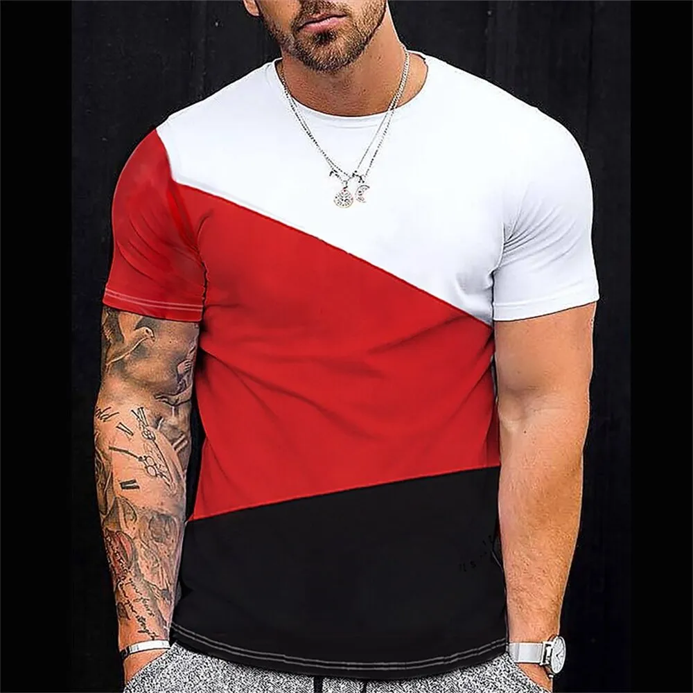 Summer Polyester Men'S T-Shirt