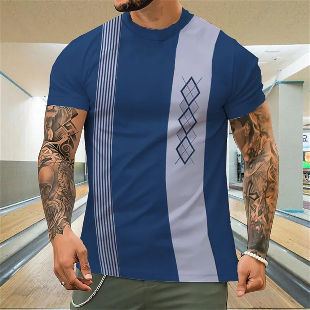 Summer Polyester Men'S T-Shirt