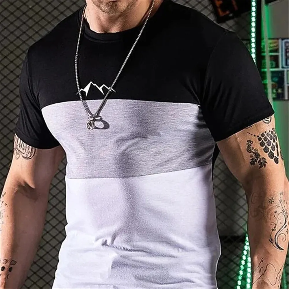 Summer Polyester Men'S T-Shirt