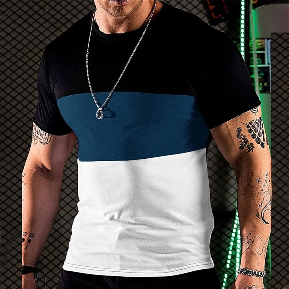 Summer Polyester Men'S T-Shirt