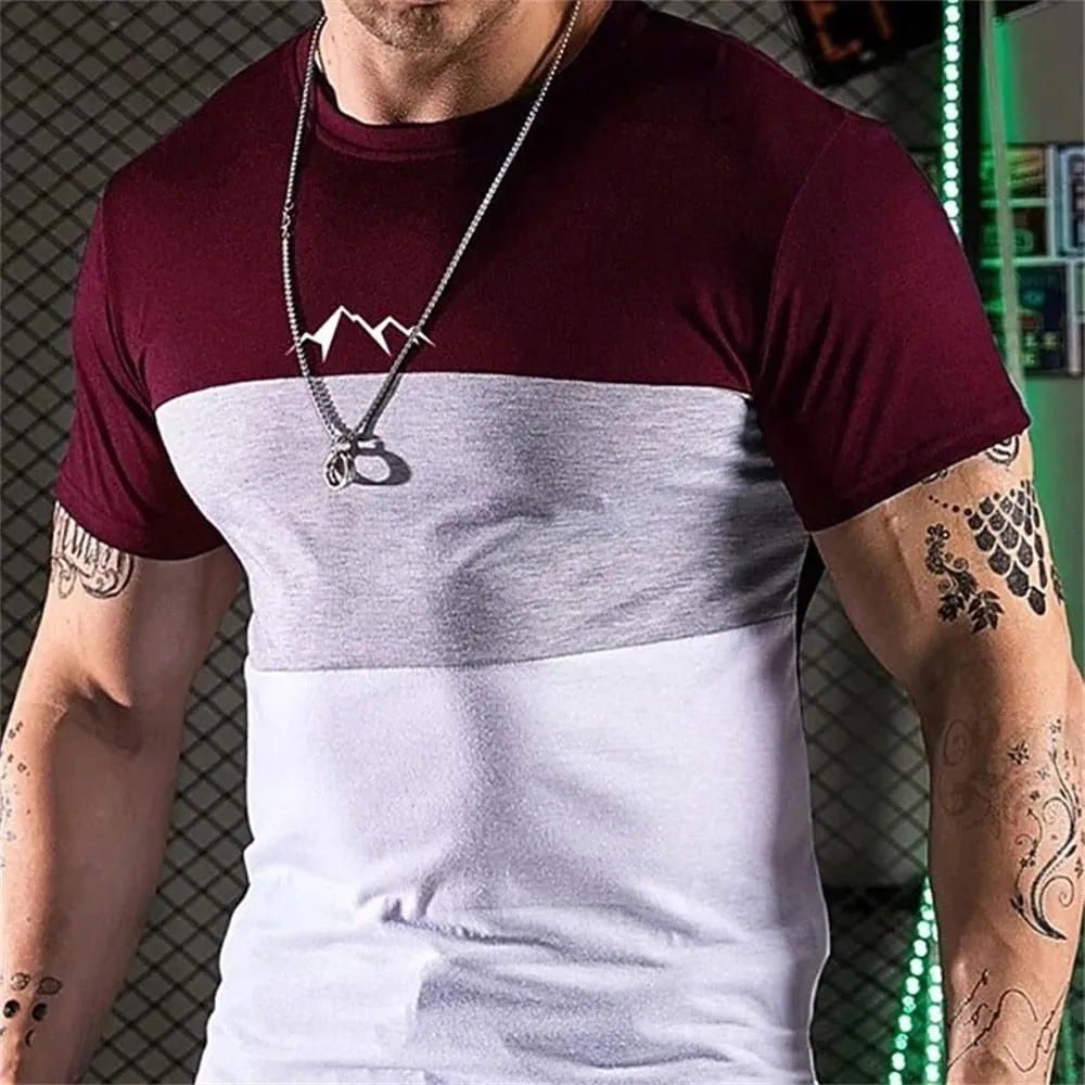 Summer Polyester Men'S T-Shirt