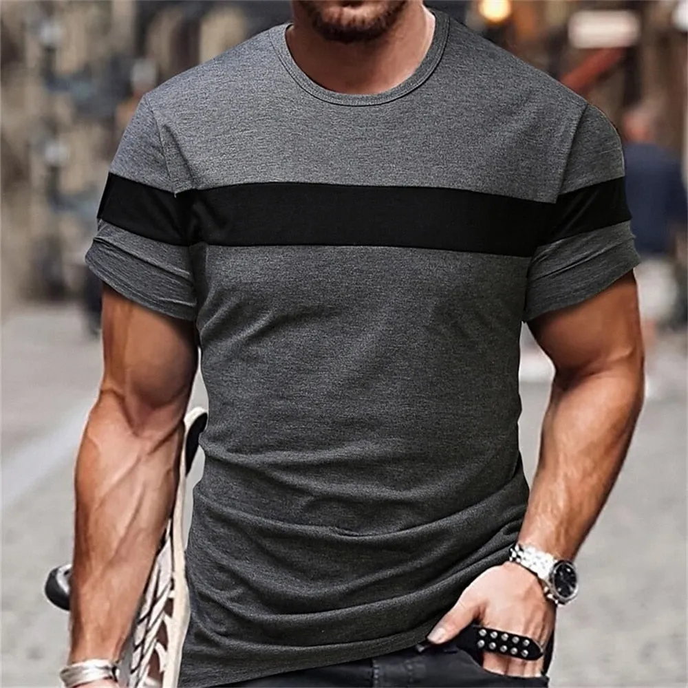 Summer Polyester Men'S T-Shirt