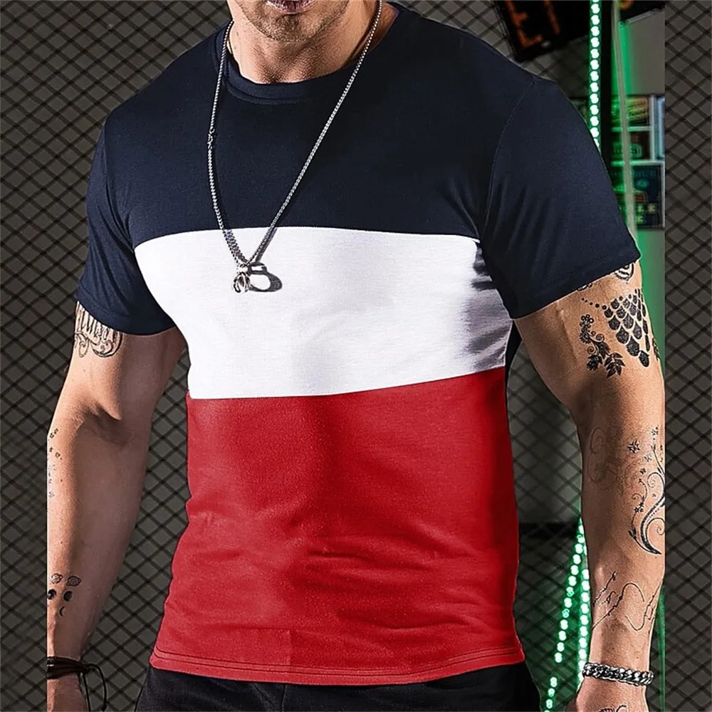 Summer Polyester Men'S T-Shirt