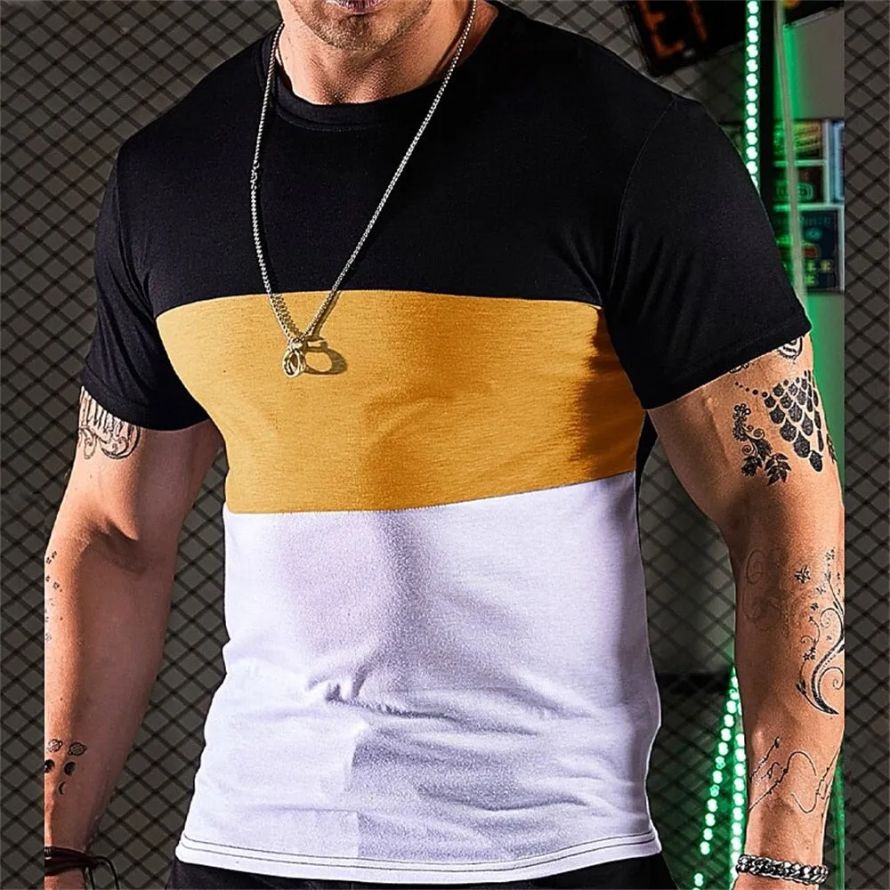 Summer Polyester Men'S T-Shirt