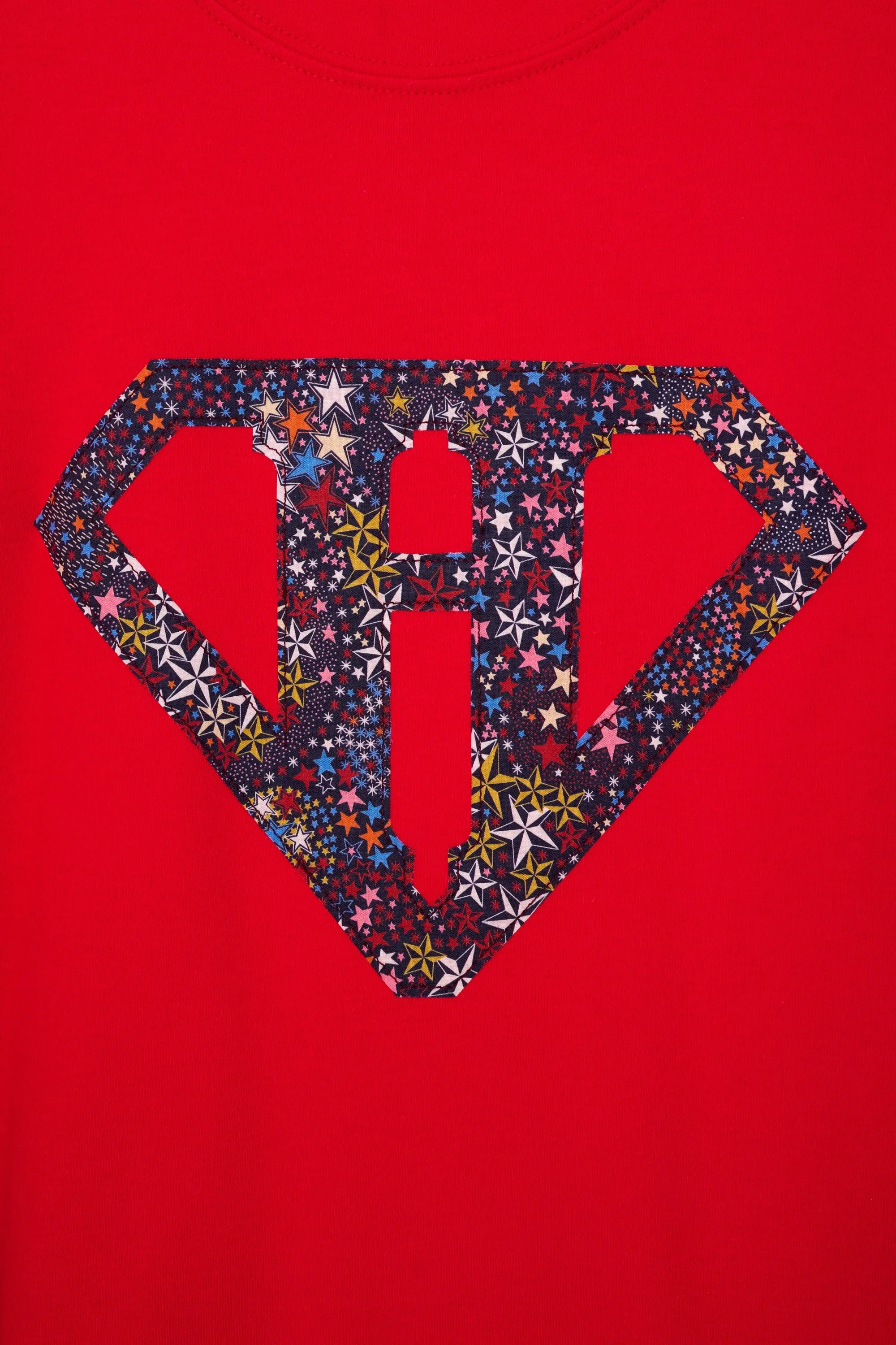 Superhero Red T-Shirt in choice of Liberty Print