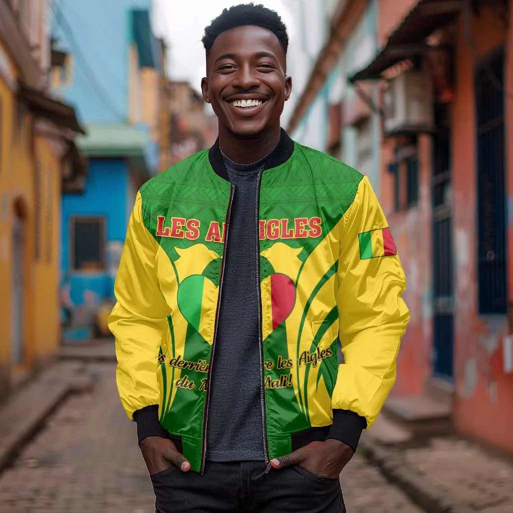 Support Les Aigles Du Mali - Mali Football Bomber Jacket LT01