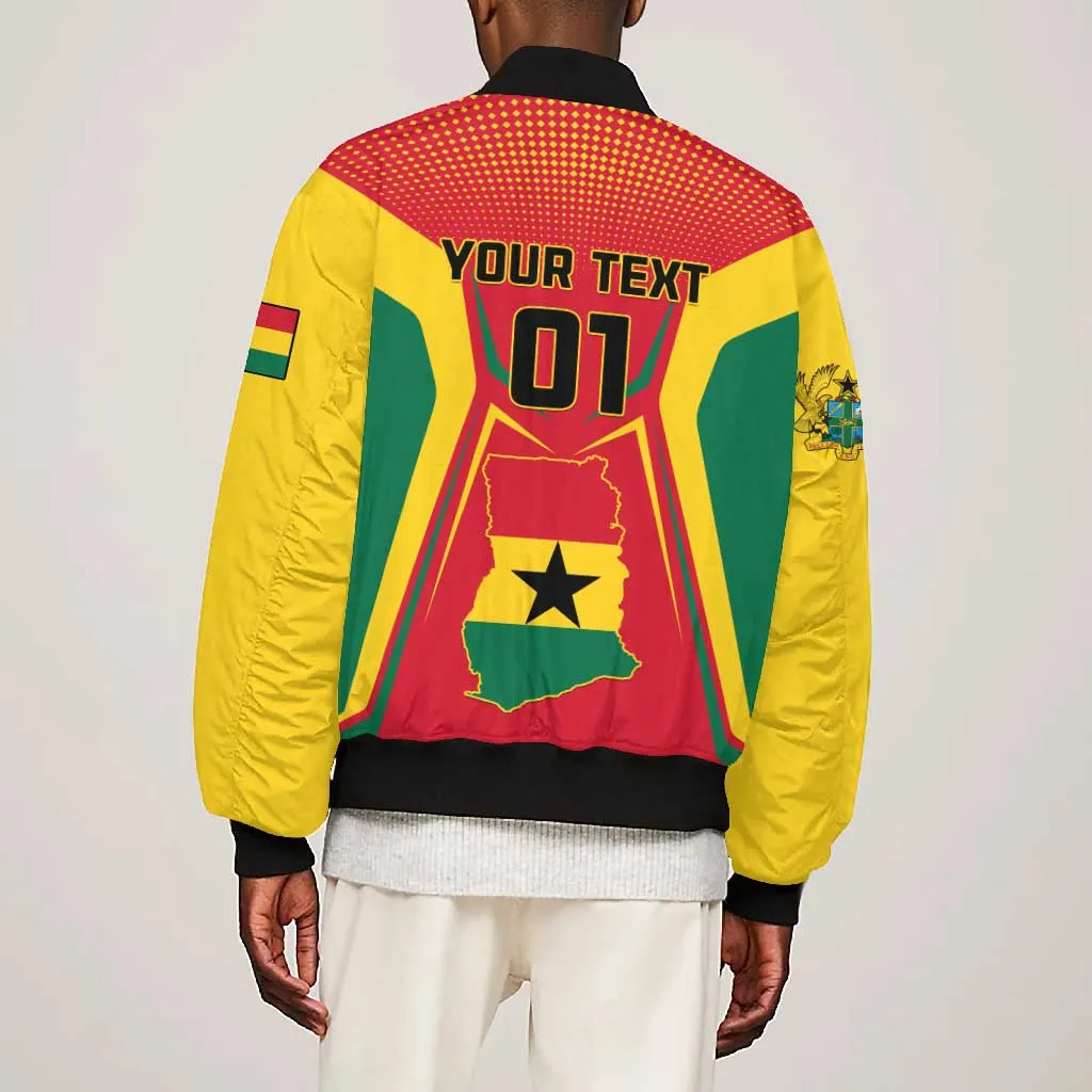 Support the Black Stars - Ghana Football Bomber Jacket LT01
