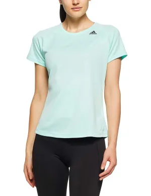 T SHIRT ADIDAS MAGLIA DONNA CLIMACOOL - OWN THE RUN VERDE ACQUA