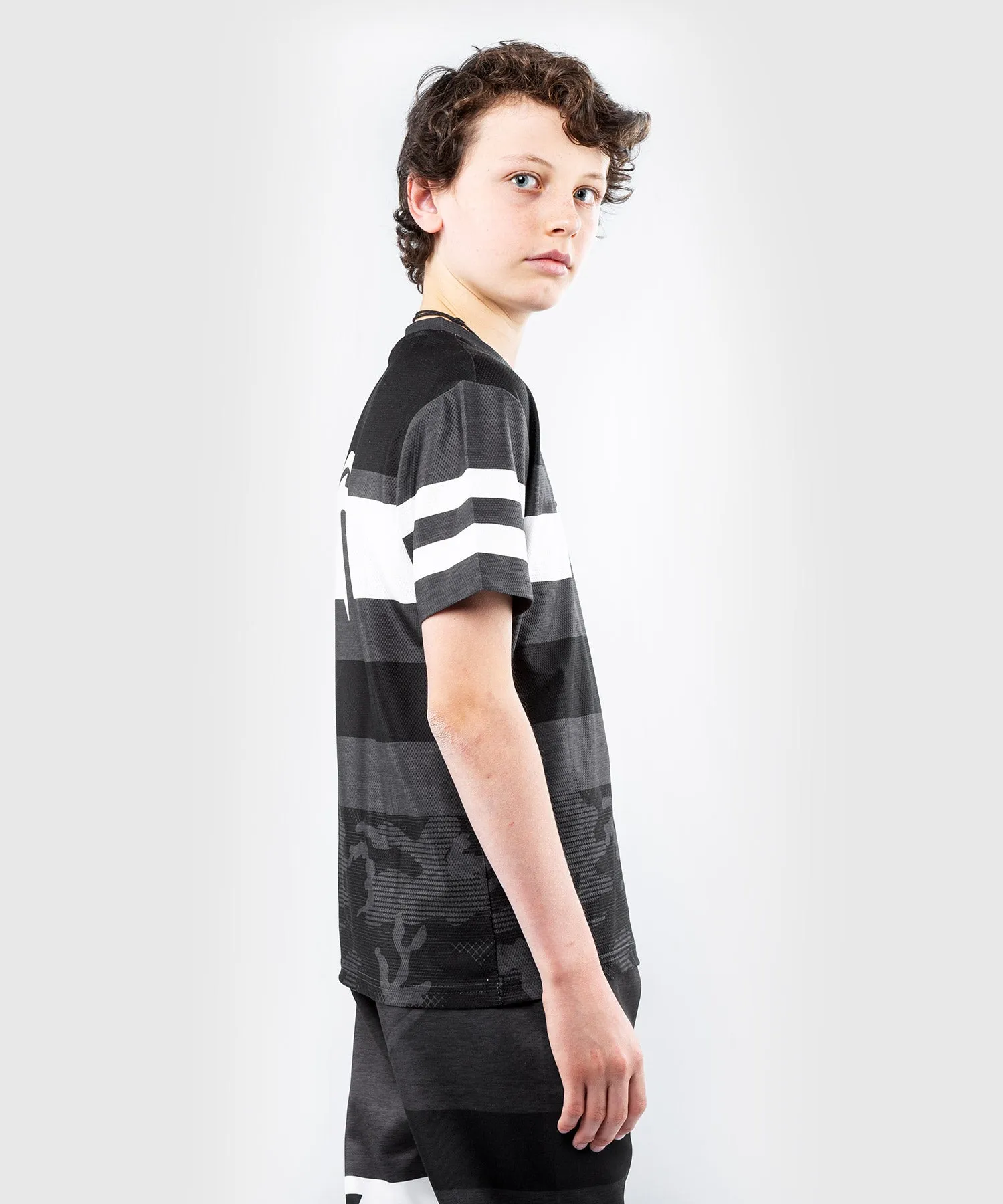 T-shirt Dry Tech Venum Bandit - pour enfants – Noir/Gris