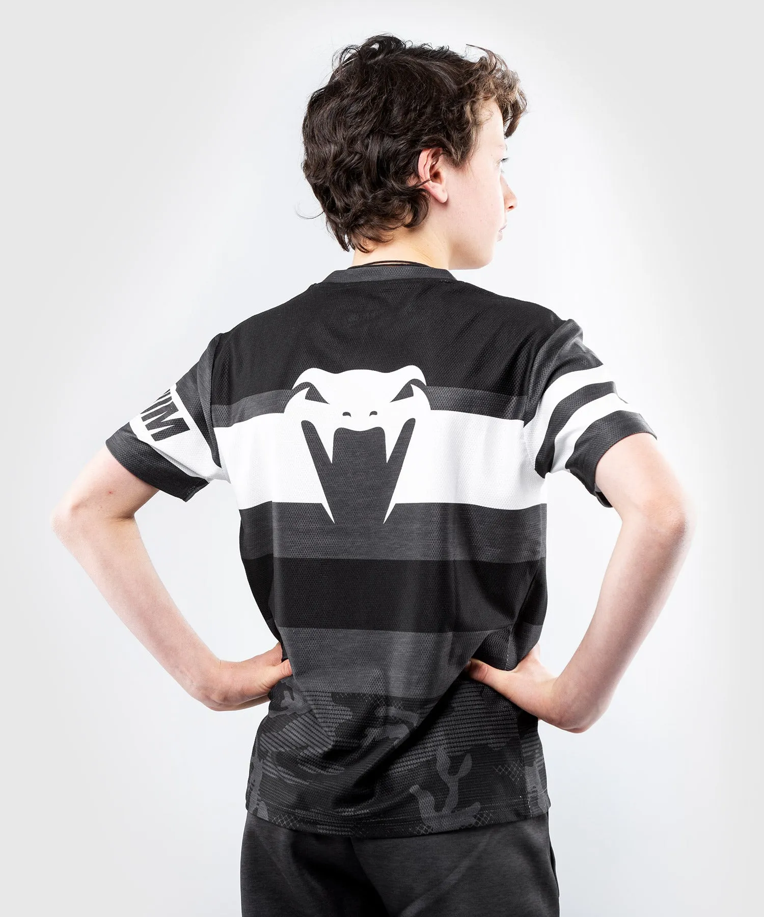 T-shirt Dry Tech Venum Bandit - pour enfants – Noir/Gris