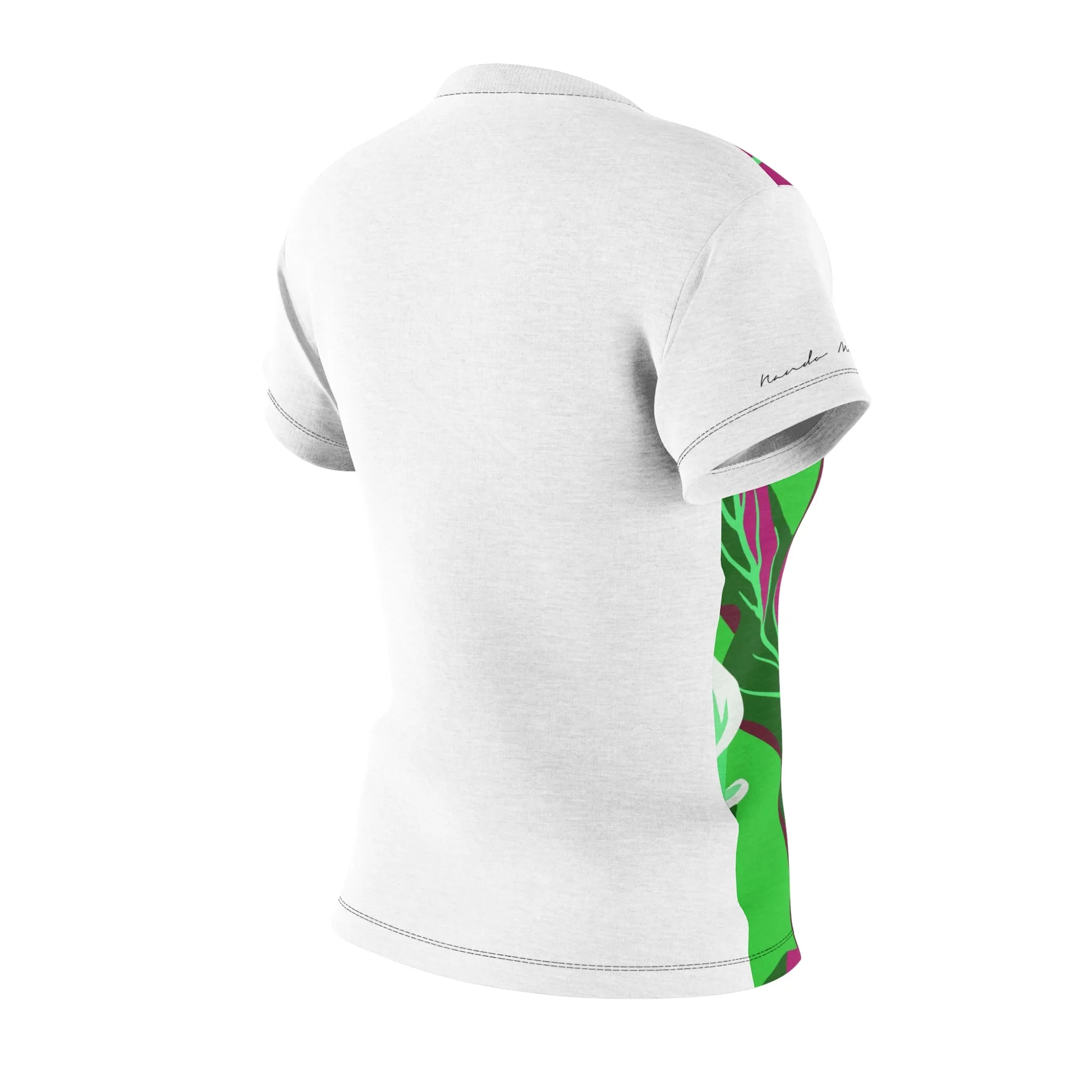 T-Shirt, White Garden