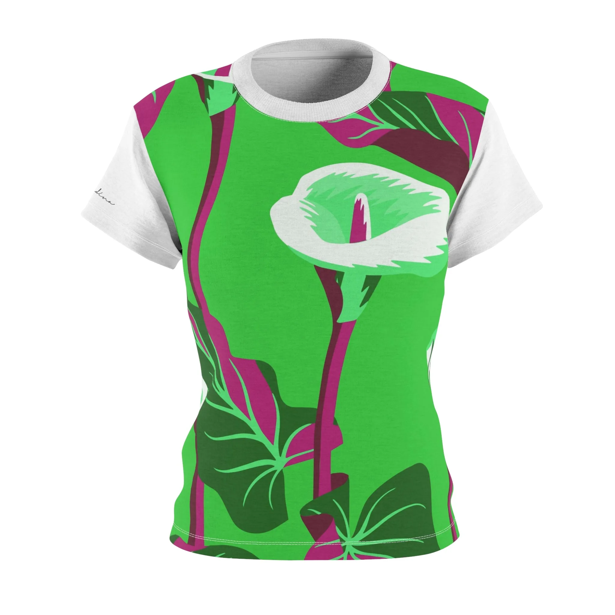 T-Shirt, White Garden