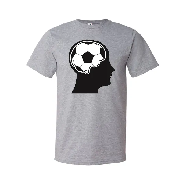 T-Shirts Soccer Ball Brain