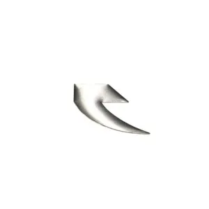 Tall Order Logo Alloy Flat Badge Polished