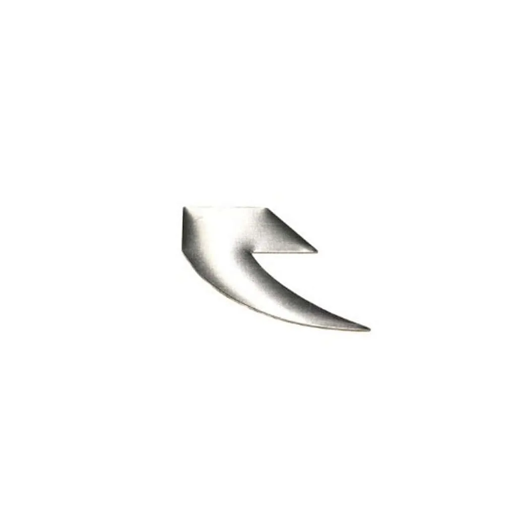 Tall Order Logo Alloy Flat Badge Polished