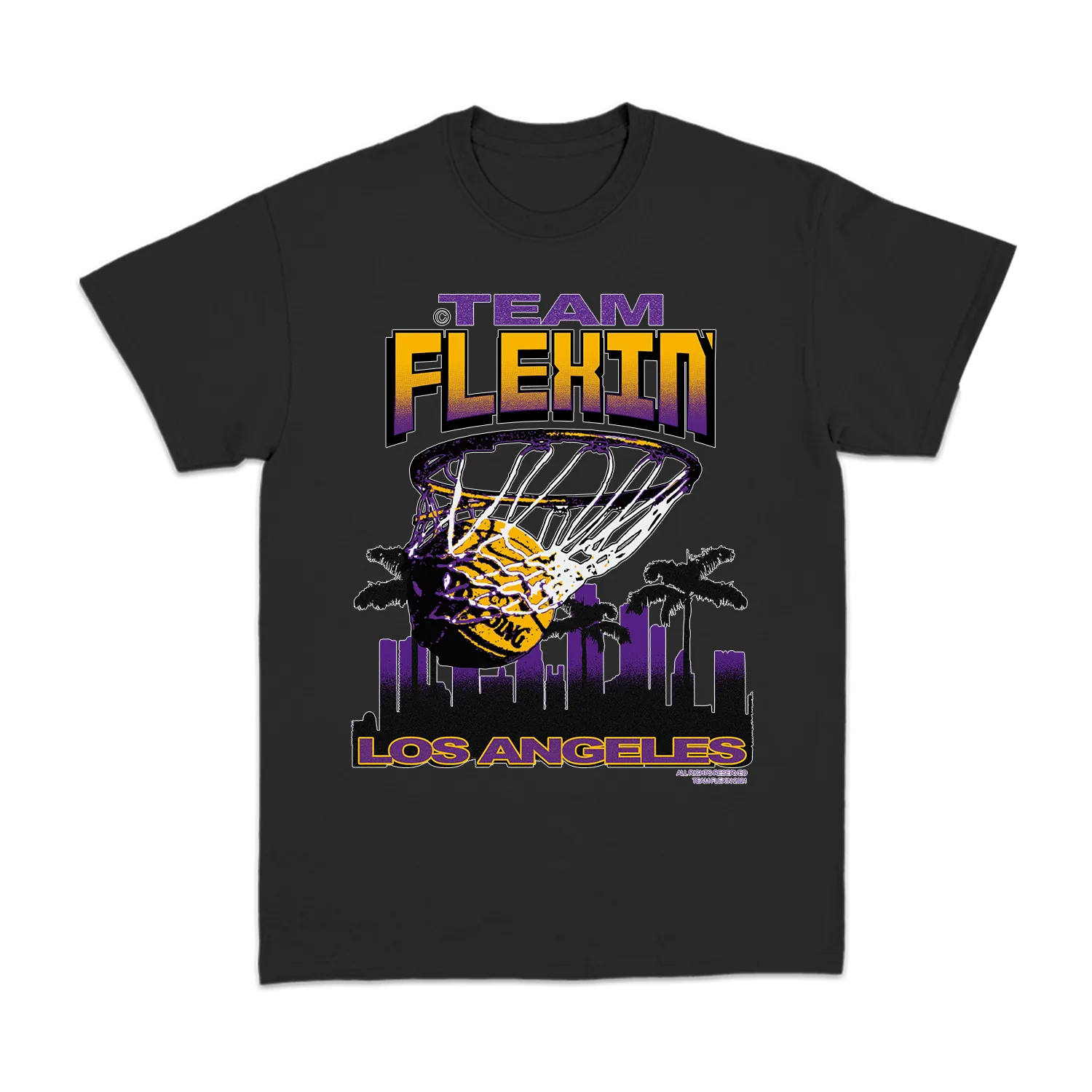 Team Flexin' Black Tee