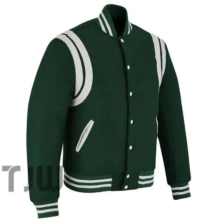 Teddy - Forest Green White D/Strips
