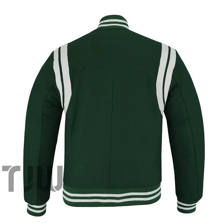 Teddy - Forest Green White D/Strips