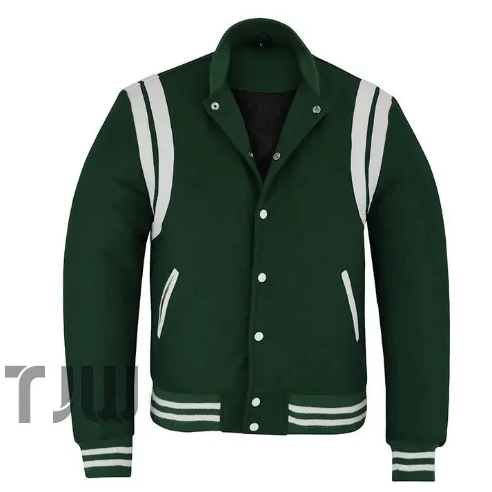Teddy - Forest Green White D/Strips