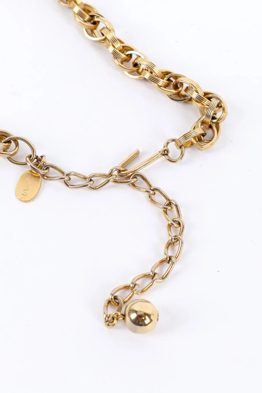 Textured Discs Necklace