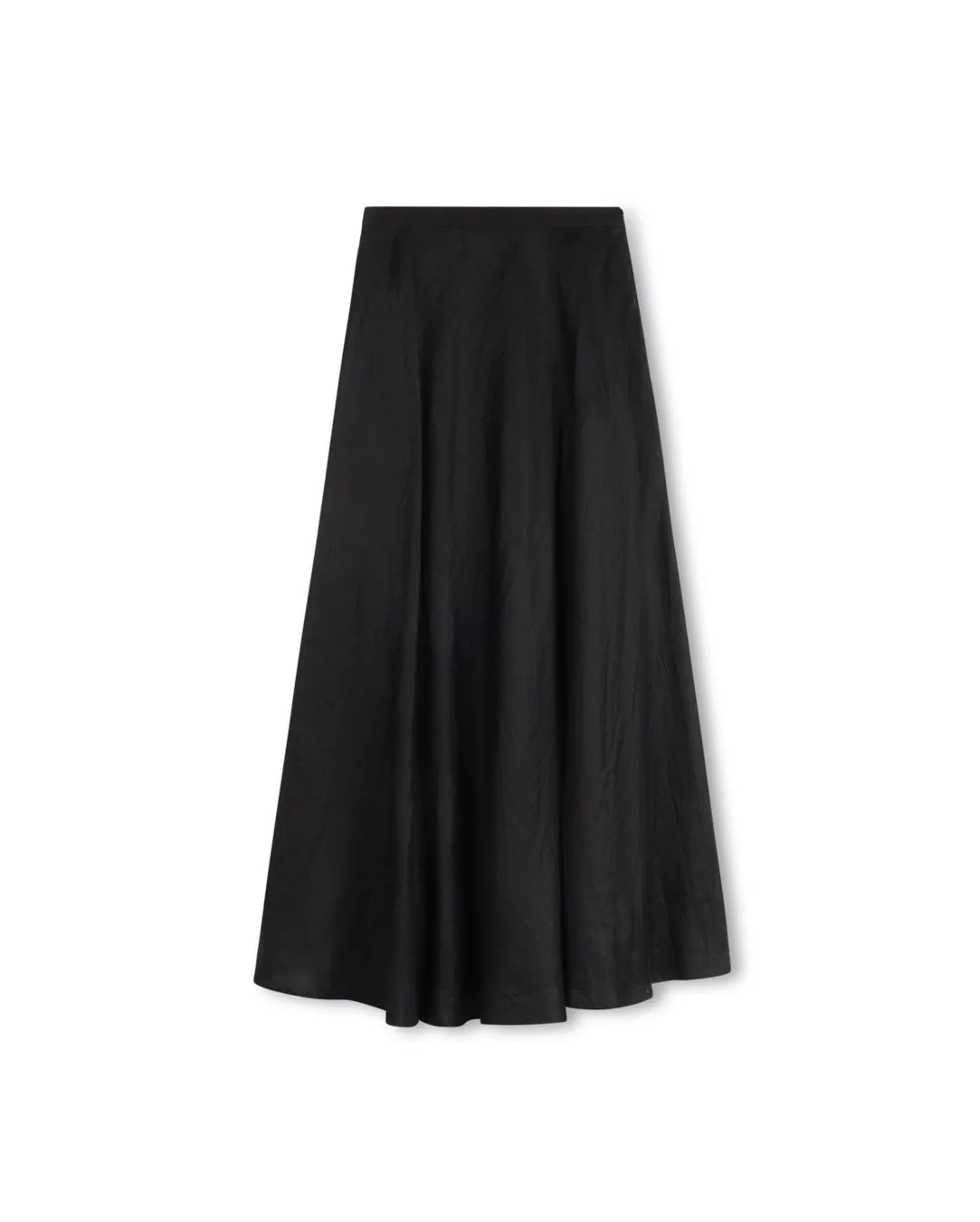 Textured Maxi Slip Skirt