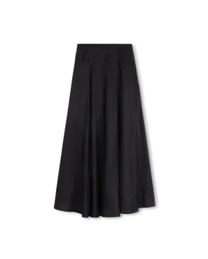 Textured Maxi Slip Skirt