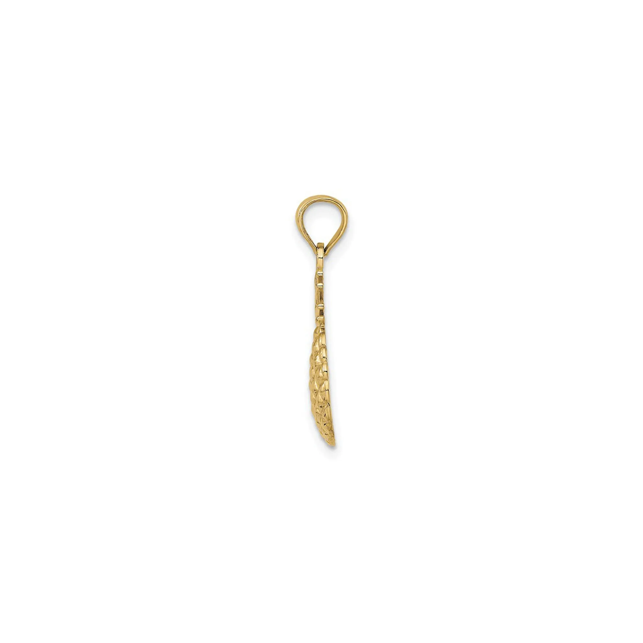 Textured Pineapple Charm