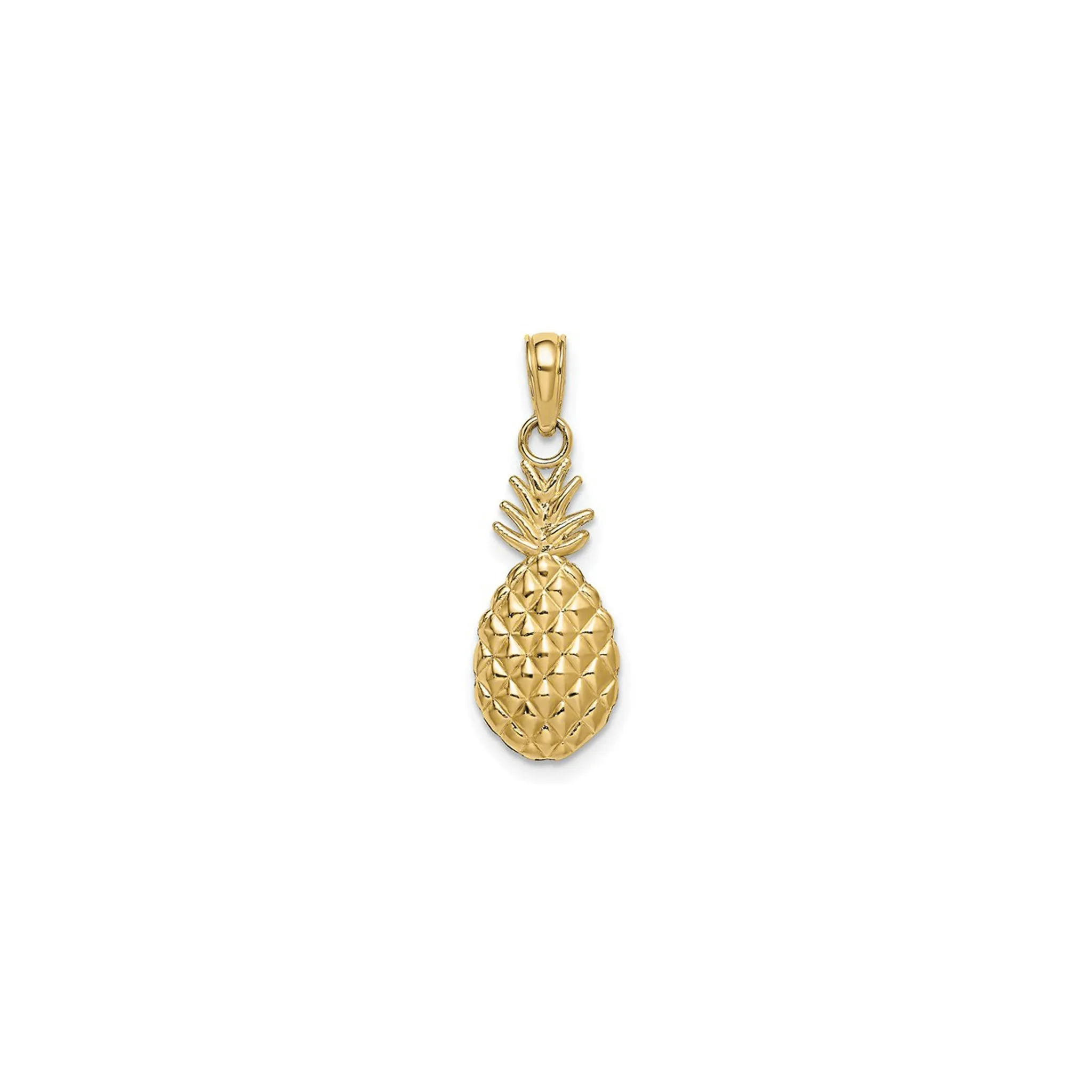 Textured Pineapple Charm